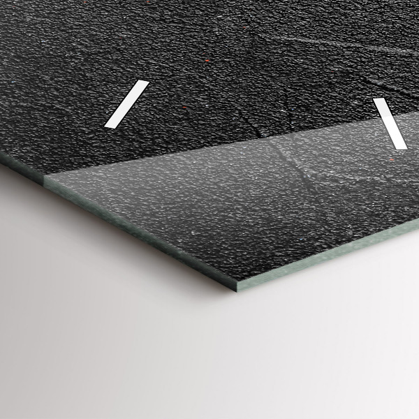 Horloge rectangulaire verticale Poivrons rouges