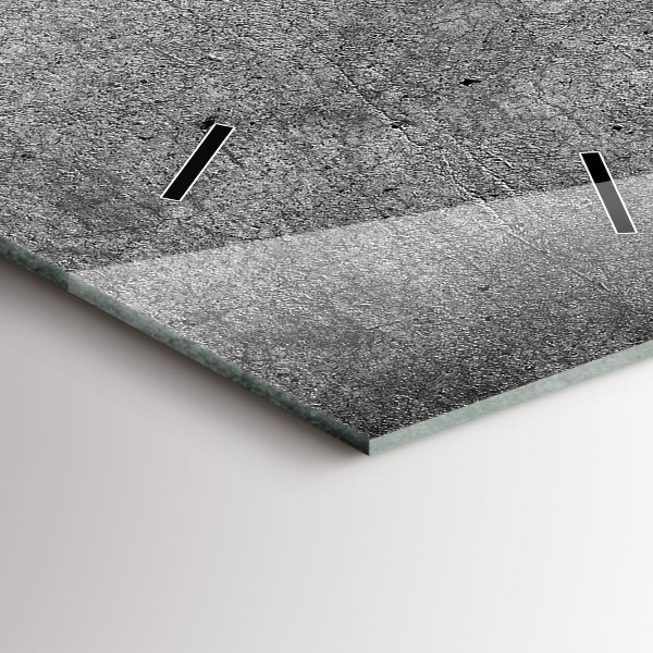 Horloge rectangulaire verticale Mur industriel