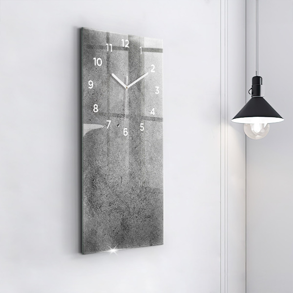 Horloge rectangulaire verticale Mur industriel