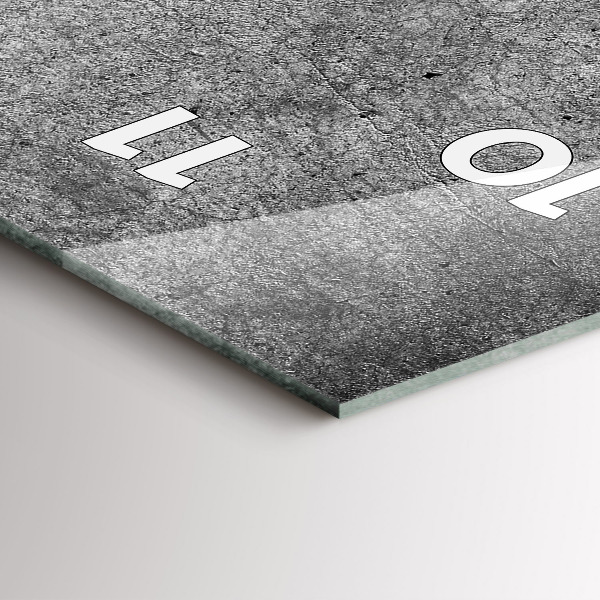 Horloge rectangulaire verticale Mur industriel