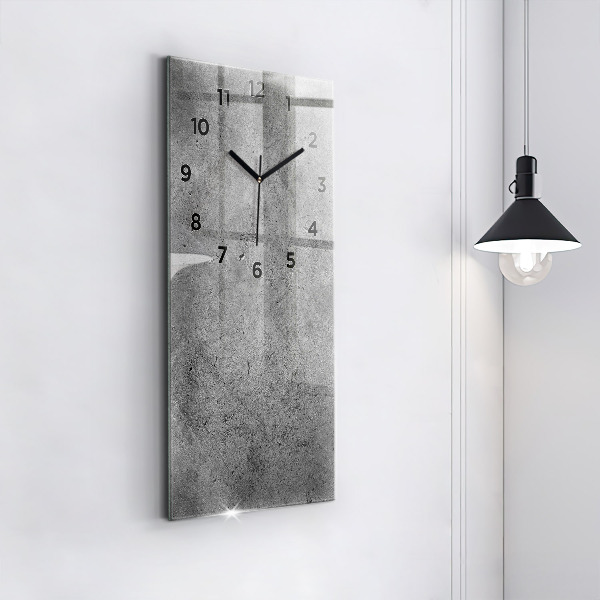 Horloge rectangulaire verticale Mur industriel