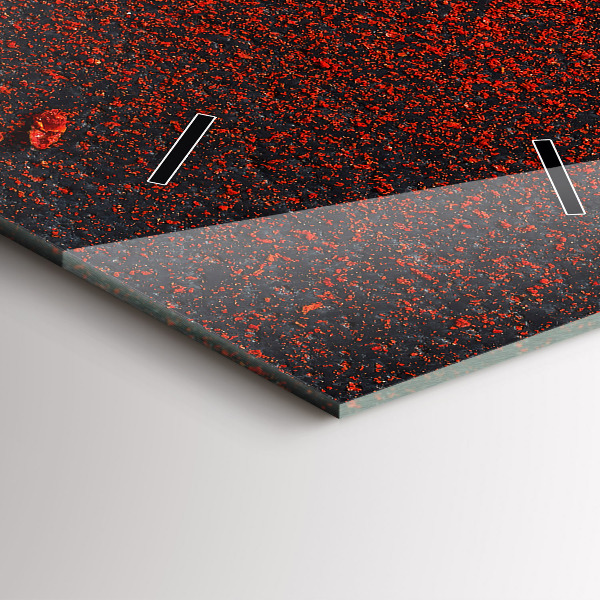 Horloge murale verticale assaisonnement au poivron rouge