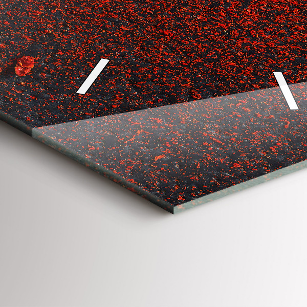 Horloge murale verticale assaisonnement au poivron rouge