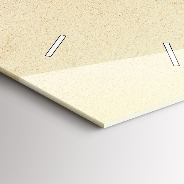 Horloge murale verticale Abstraction dorée