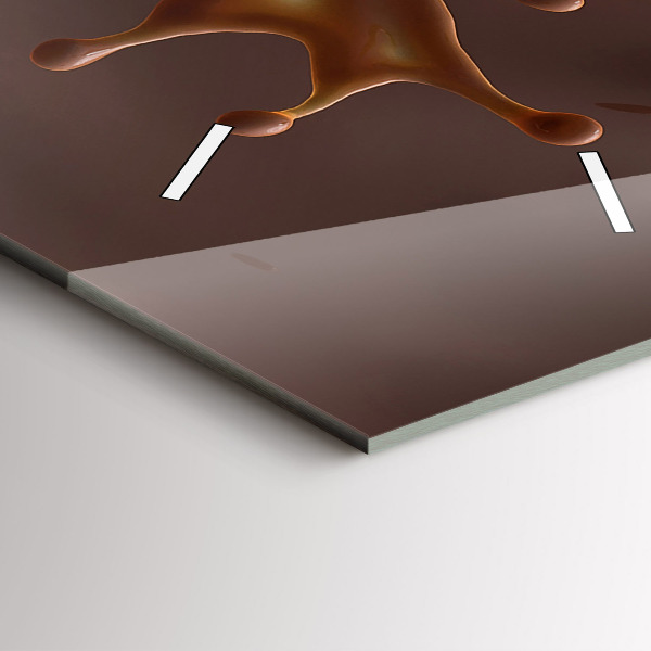 Horloge murale verticale Vagues de cacao