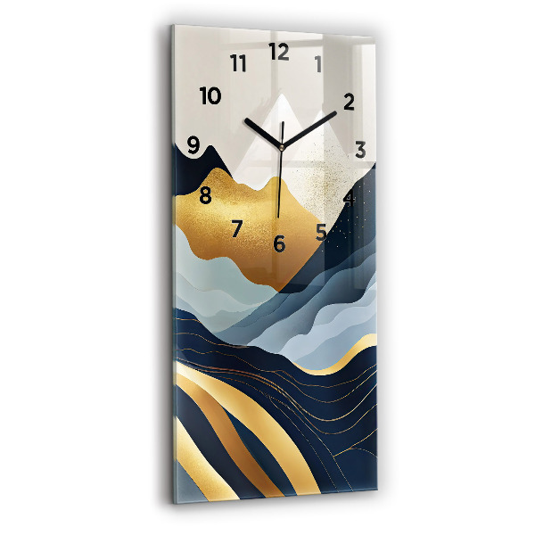 Horloge murale verticale Montagnes abstraites