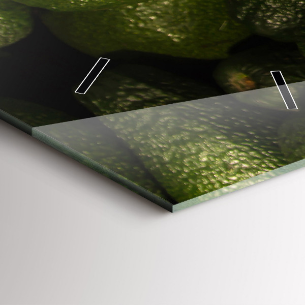 Horloge murale verticale Avocat