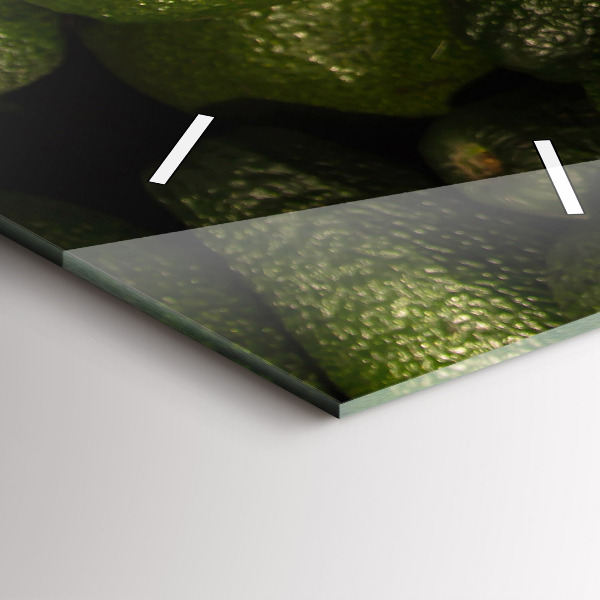 Horloge murale verticale Avocat