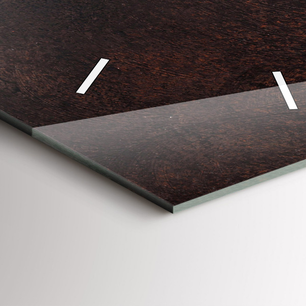 Horloge murale verticale Une tasse de café