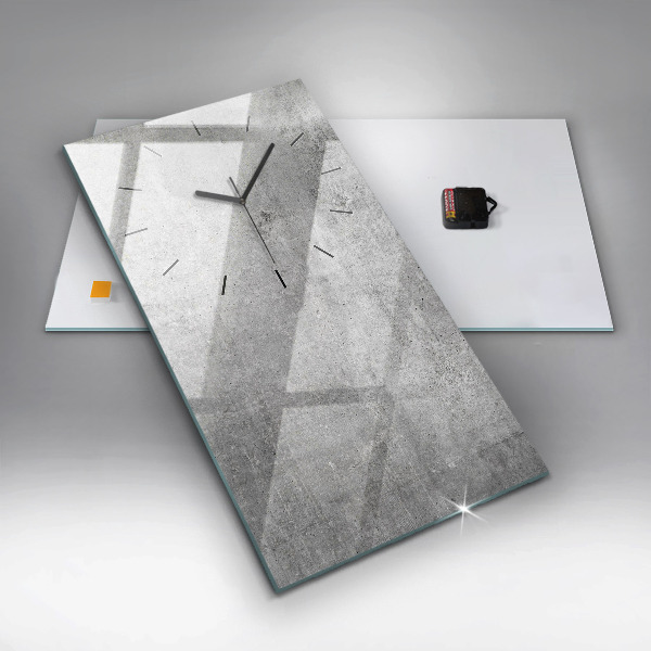 Horloge murale verticale Mur brut