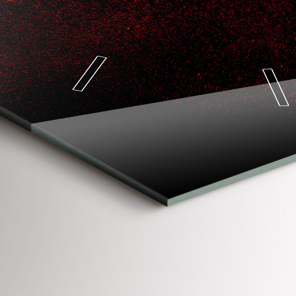 Horloge murale verticale Piments