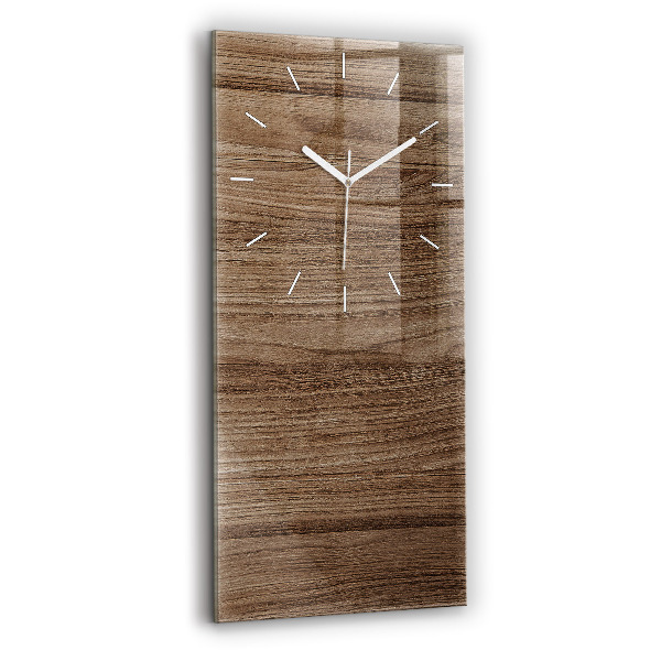 Horloge murale verticale Bois foncé