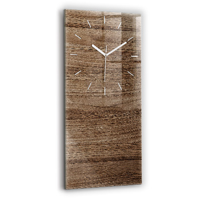 Horloge murale verticale Bois foncé