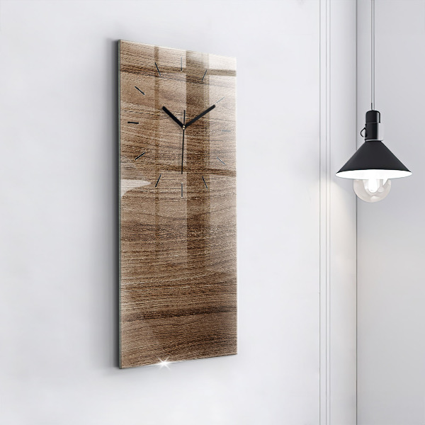 Horloge murale verticale Bois foncé