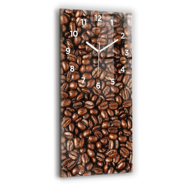 Horloge murale verticale Café en grains