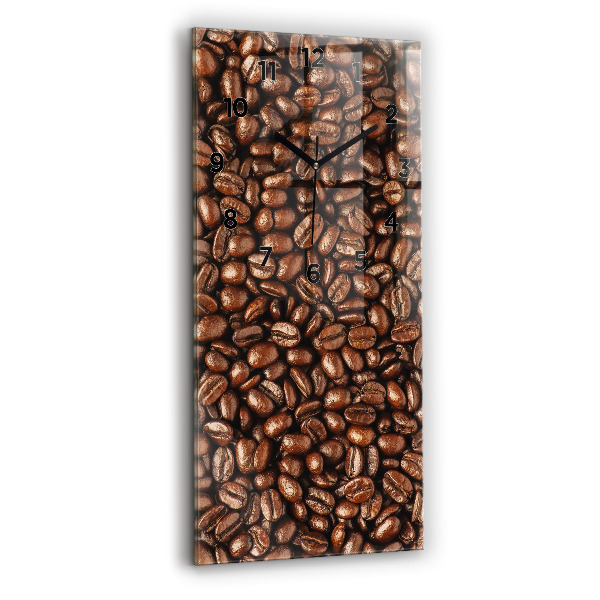 Horloge murale verticale Café en grains