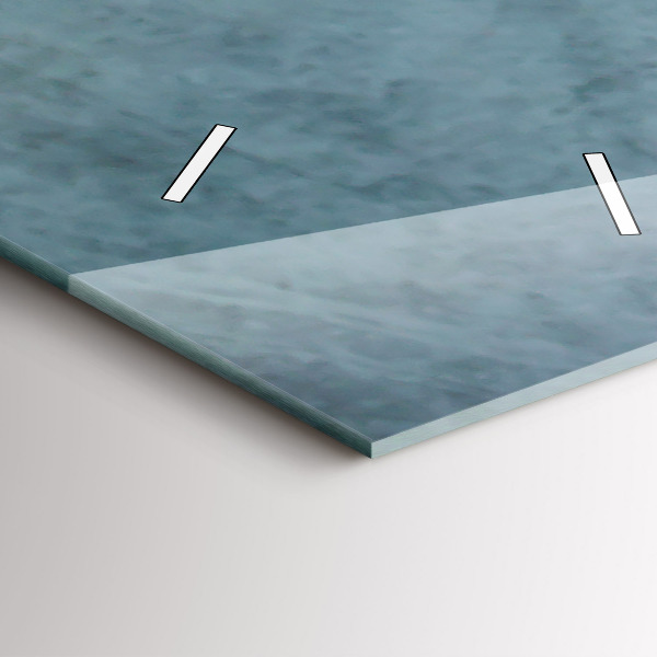 Horloge murale verticale Une tasse de café