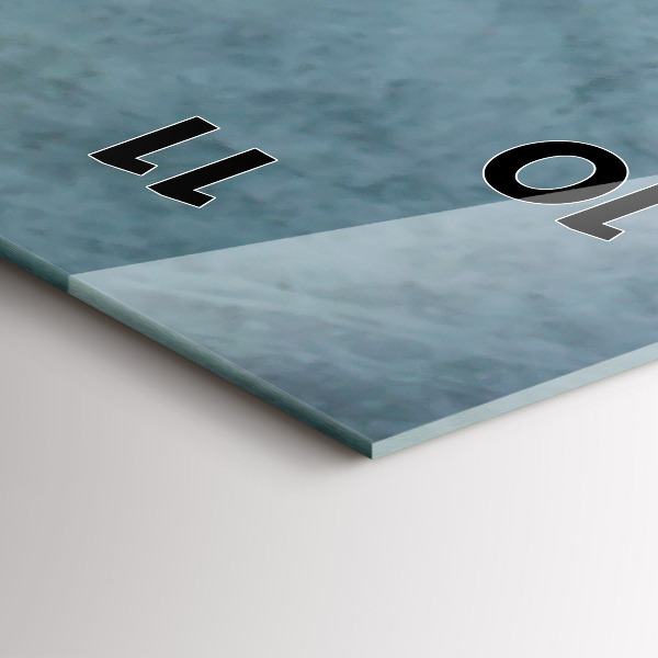 Horloge murale verticale Une tasse de café