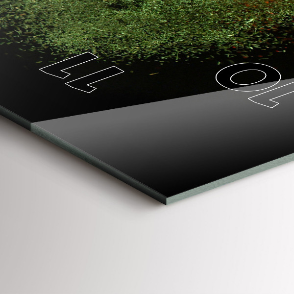 Horloge murale verticale Épices dispersées