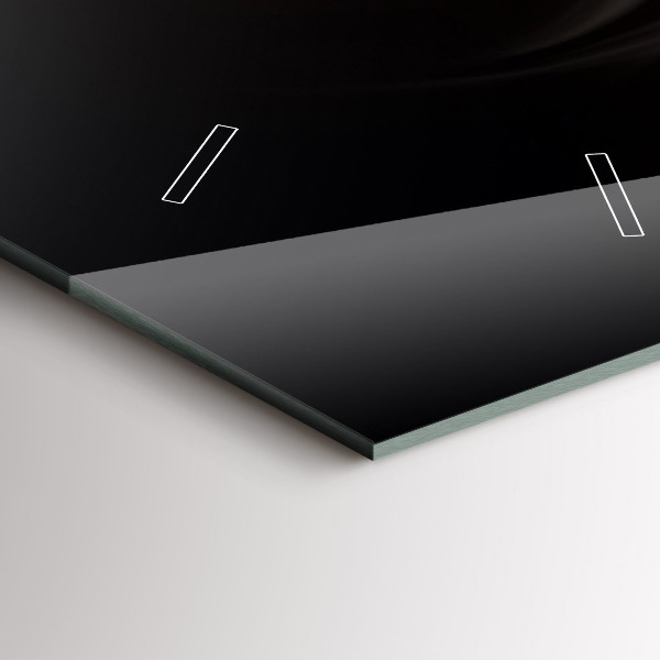 Horloge murale verticale Une tasse de café