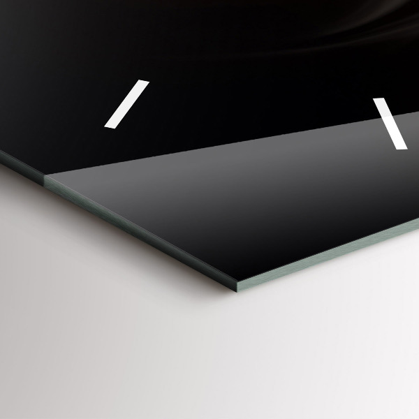 Horloge murale verticale Une tasse de café