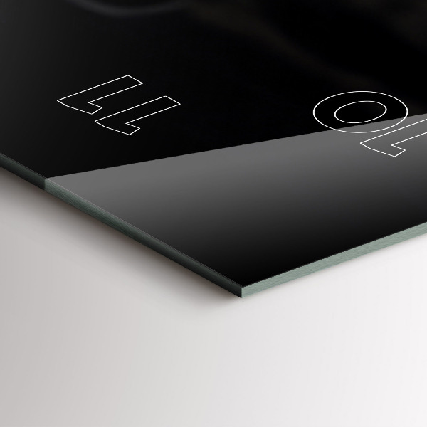 Horloge murale verticale Tasse et grains de café