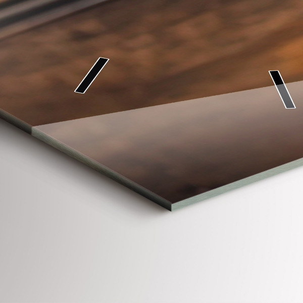 Horloge murale verticale Une tasse de café