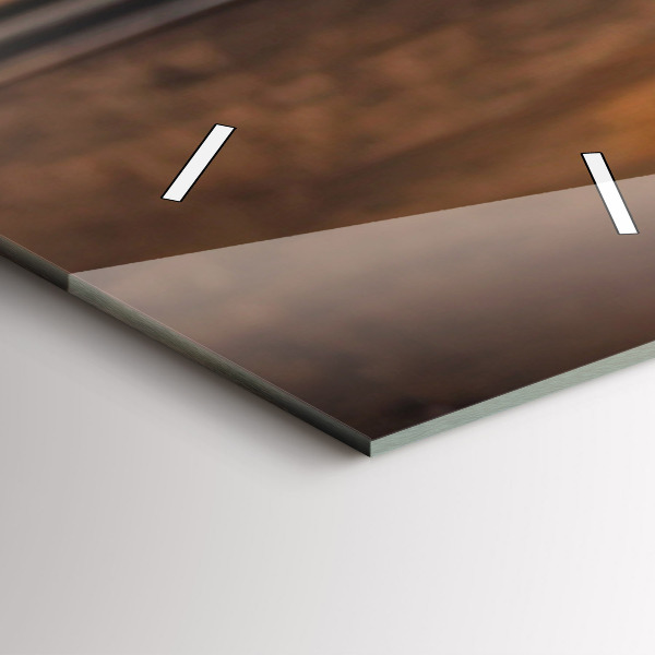 Horloge murale verticale Une tasse de café