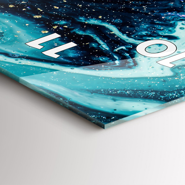 Horloge murale verticale Marbre abstrait