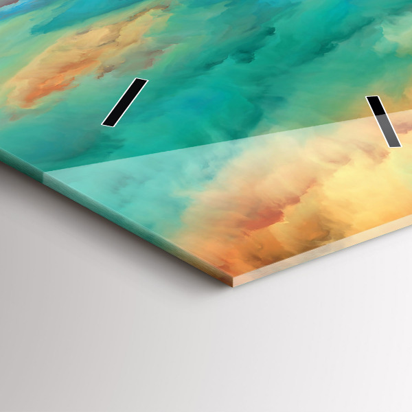 Horloge murale verticale Paysage abstrait