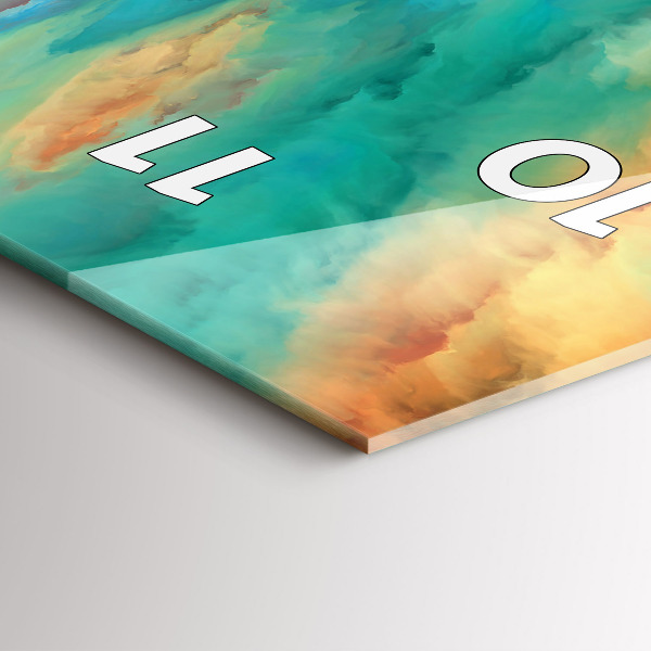 Horloge murale verticale Paysage abstrait