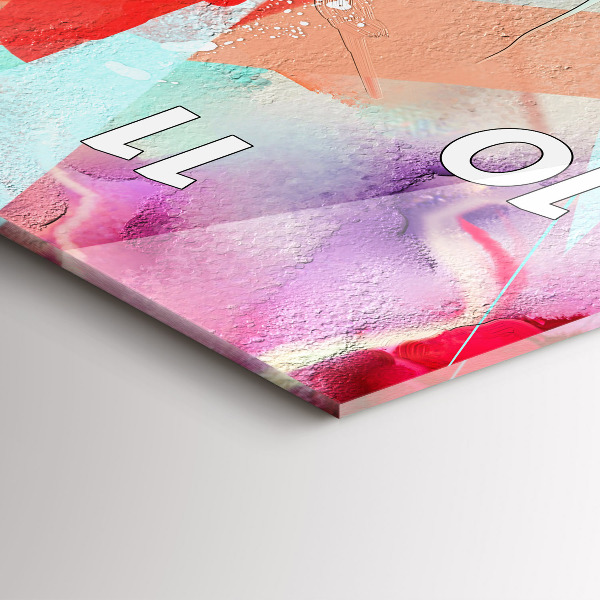 Horloge murale verticale 'Des rangées d''épices'