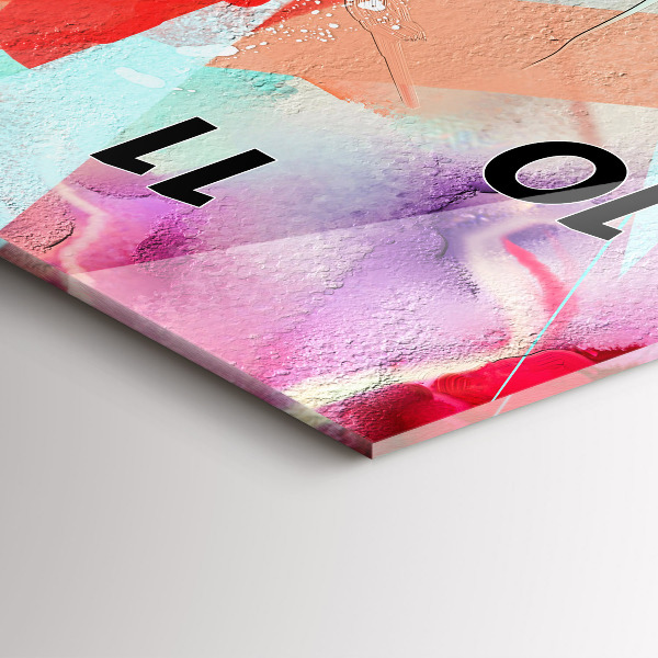 Horloge murale verticale 'Des rangées d''épices'