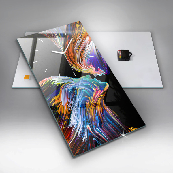 Horloge murale verticale 'L''art émotionnel'