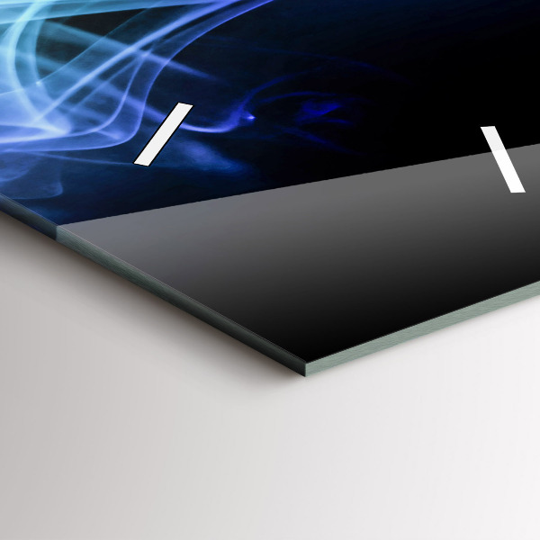 Horloge rectangulaire verticale Lignes colorées abstraites