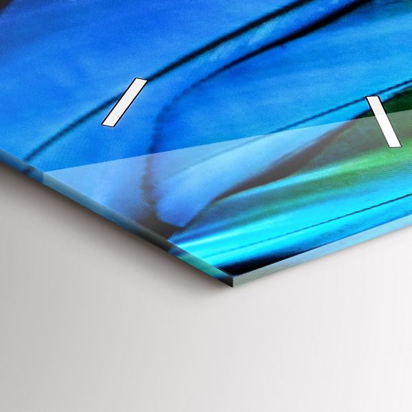 Horloge murale verticale 'Ailes d''oiseaux colorées'