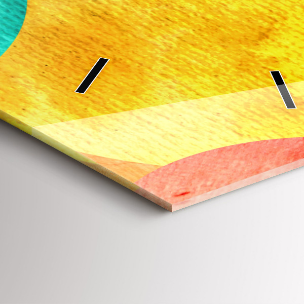 Horloge murale verticale Cercles abstraits