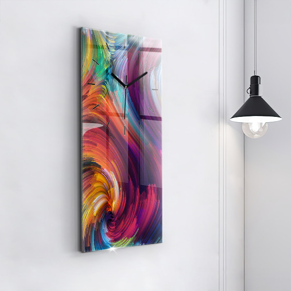 Horloge murale verticale 'Salle d''abstraction'