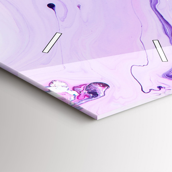 Horloge murale verticale Fond coloré