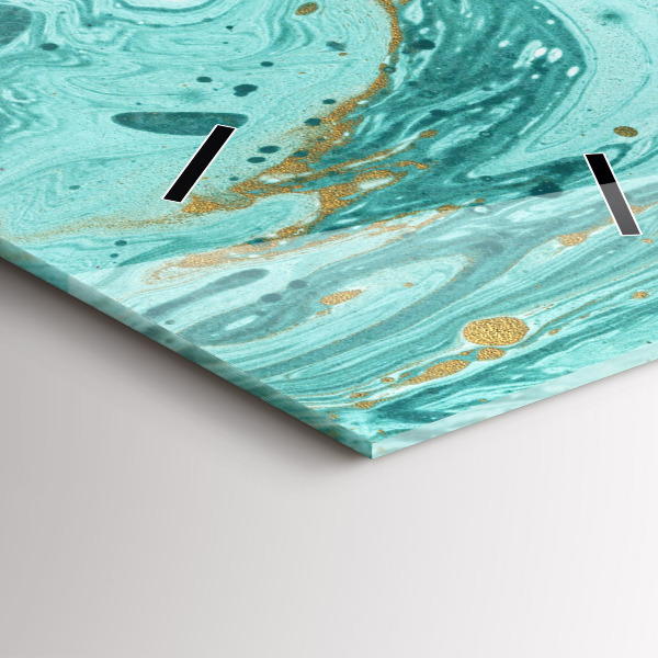 Horloge murale verticale Texture de marbre