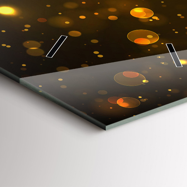 Horloge murale verticale 'Poussière d''or'