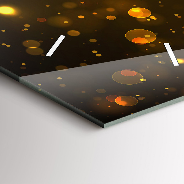 Horloge murale verticale 'Poussière d''or'