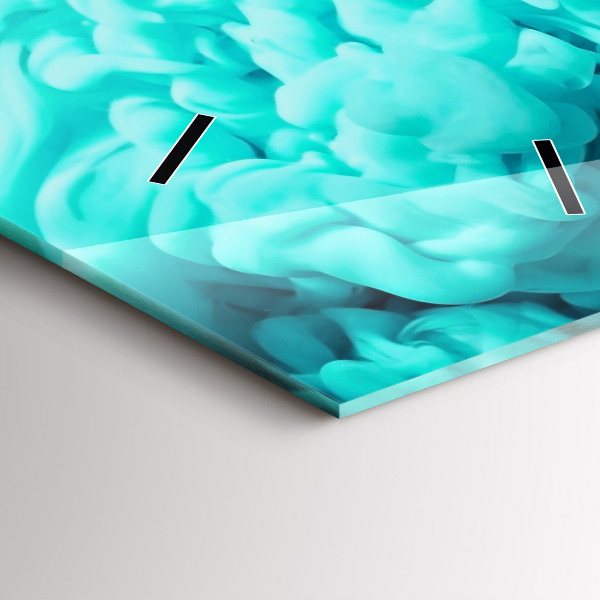 Horloge murale verticale Art moderne - taches