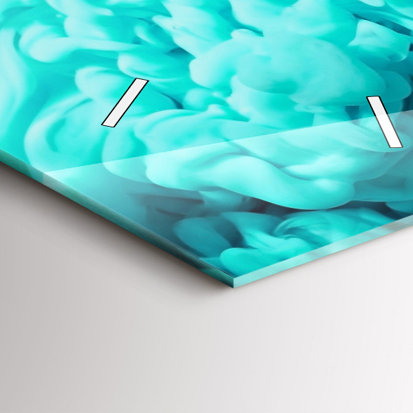 Horloge murale verticale Art moderne - taches