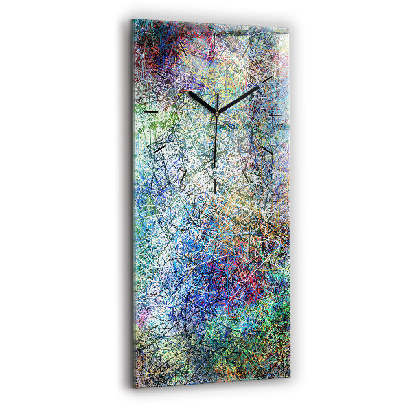 Horloge rectangulaire verticale Abstraction - Émotions
