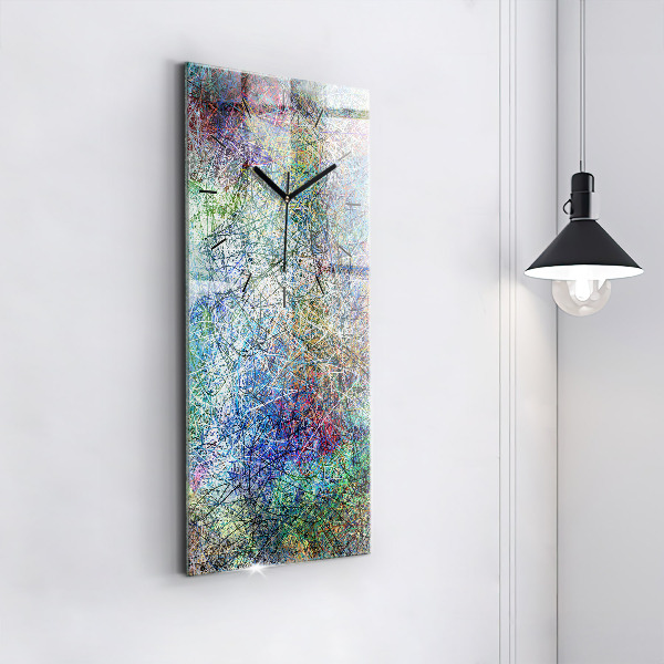 Horloge rectangulaire verticale Abstraction - Émotions
