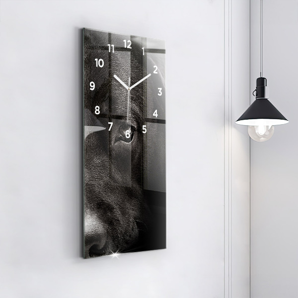 Horloge rectangulaire verticale Chien et chat Scottish Fold