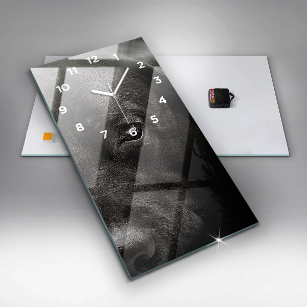 Horloge rectangulaire verticale Chien et chat Scottish Fold