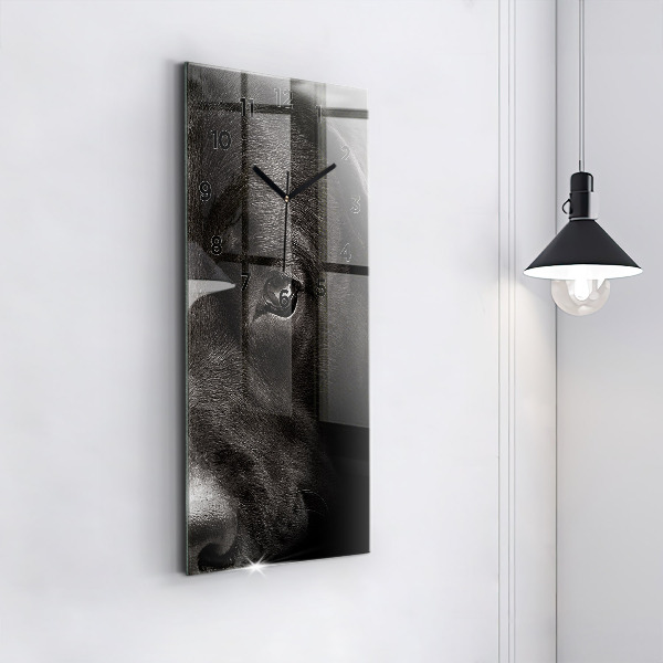 Horloge rectangulaire verticale Chien et chat Scottish Fold