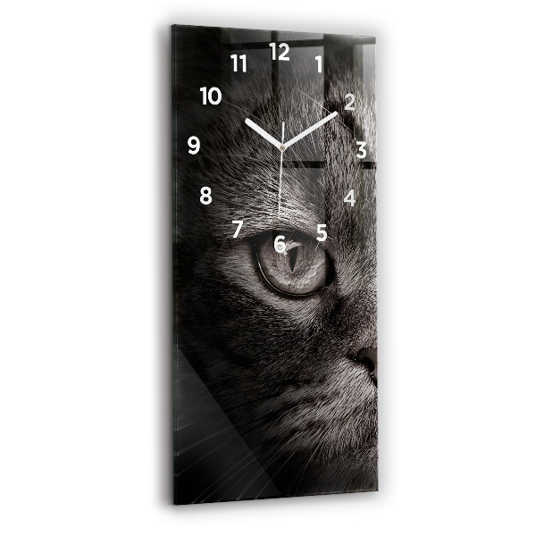 Horloge rectangulaire verticale Chien et chat Scottish Fold
